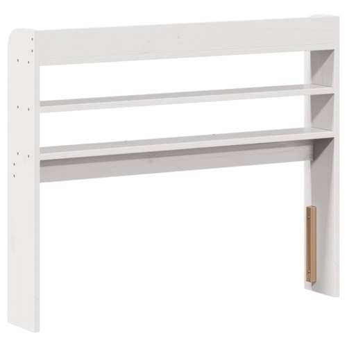 Uzglavlje s policama bijeli 75 cm od masive borovine - Bijela 85 x 16 x 82 cm 1 Cijena