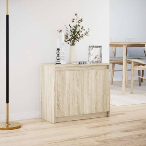 Komoda s LED boja hrasta sonome 72x34x61 cm konstruirano drvo - sonoma hrast 1 Cijena