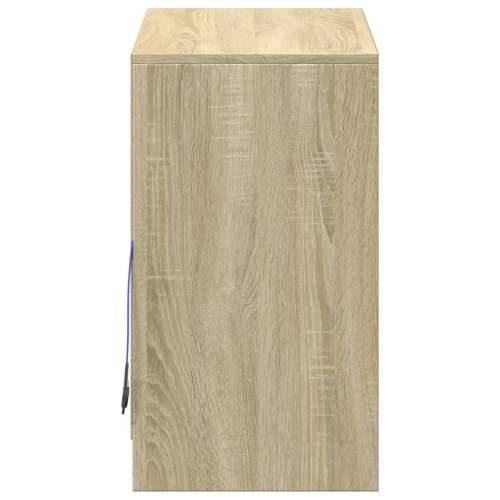 Komoda s LED boja hrasta sonome 72x34x61 cm konstruirano drvo - sonoma hrast 1 Cijena