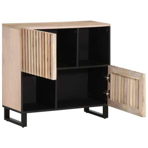 Komoda 80 x 34 x 75 cm od masivnog drva manga - Svjetlosmeđa 1 masivno drvo manga Cijena