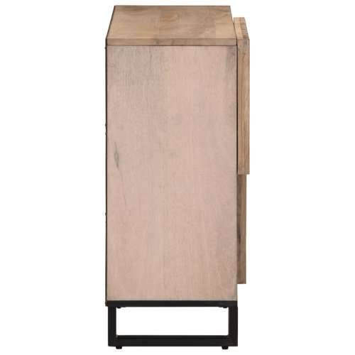 Komoda 80 x 34 x 75 cm od masivnog drva manga - Svjetlosmeđa 1 masivno drvo manga Cijena