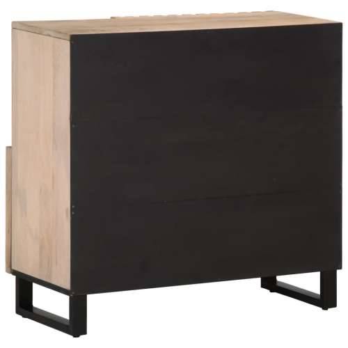 Komoda 80 x 34 x 75 cm od masivnog drva manga - Svjetlosmeđa 1 masivno drvo manga Cijena