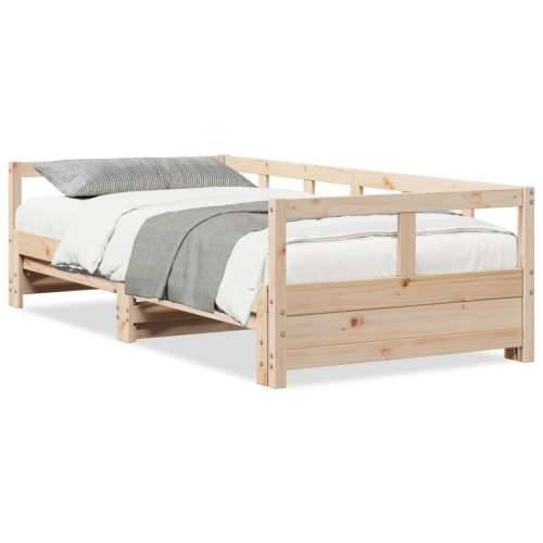 Dnevni krevet bez madraca 80 x 200 cm od masivne borovine - Prirodna 80 x 200 cm Ne Cijena