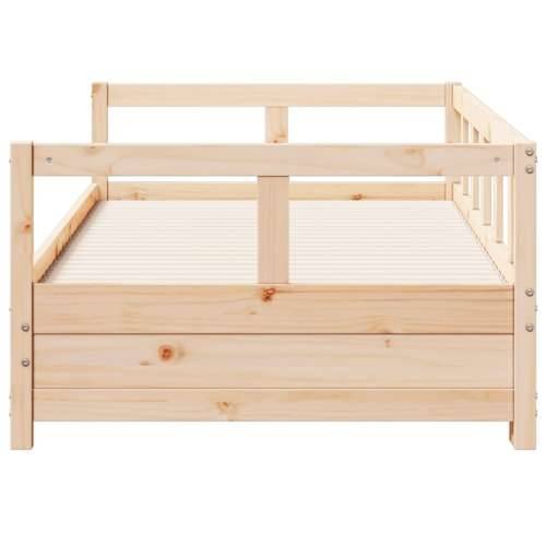 Dnevni krevet bez madraca 80 x 200 cm od masivne borovine - Prirodna 80 x 200 cm Ne Cijena