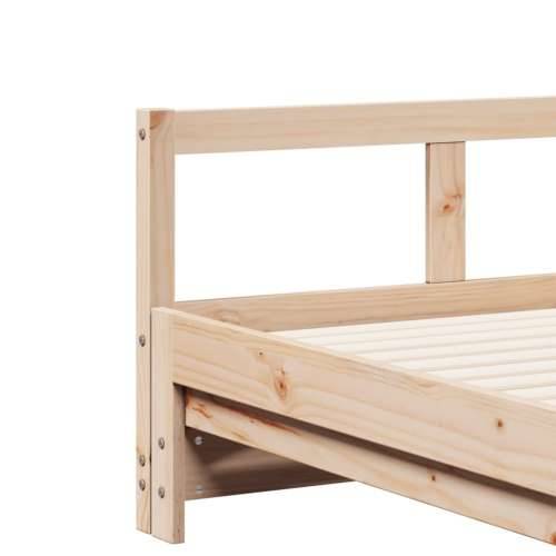 Dnevni krevet bez madraca 80 x 200 cm od masivne borovine - Prirodna 80 x 200 cm Ne Cijena