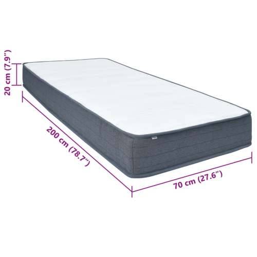 Box spring madrac 200 x 70 x 20 cm od tkanine - 70 x 200 cm 1 Cijena