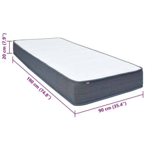 Madrac box spring 190x90x20 cm od tkanine - 90 x 190 cm 1 Cijena