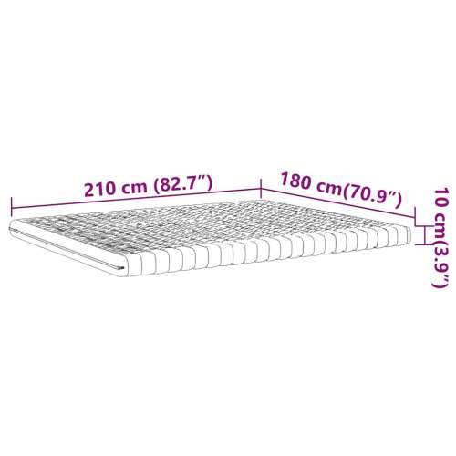 Madrac od pjene bijeli 180x210 cm 7 zona tvrdoća 20 ILD - 180 x 210 cm 1 Cijena