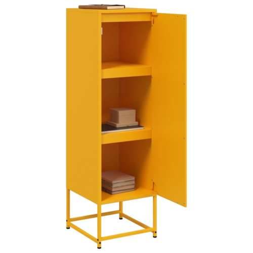 Visoka komoda boja senfa 36x39x123 cm čelična Žuta 1 Cijena