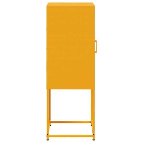 Visoka komoda boja senfa 36 x 39 x 107 cm čelična Žuta 1 Cijena