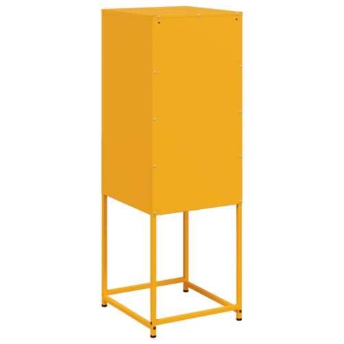Visoka komoda boja senfa 36 x 39 x 107 cm čelična Žuta 1 Cijena