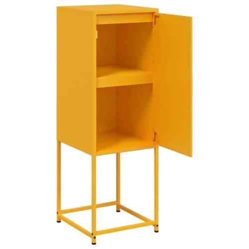 Visoka komoda boja senfa 36 x 39 x 107 cm čelična Žuta 1 Cijena