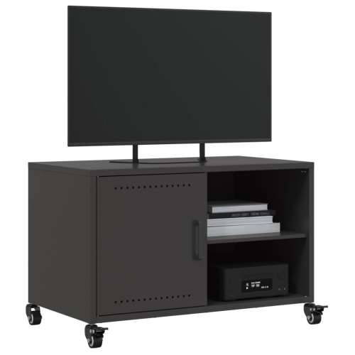 TV ormarić crni 68 x 39 x 43,5 cm čelik - Crna 1 Cijena