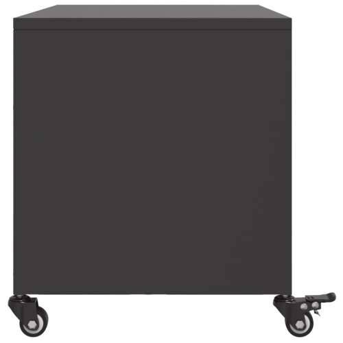 TV ormarić crni 68 x 39 x 43,5 cm čelik - Crna 1 Cijena