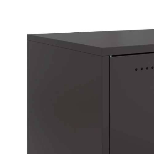 TV ormarić crni 68 x 39 x 43,5 cm čelik - Crna 1 Cijena