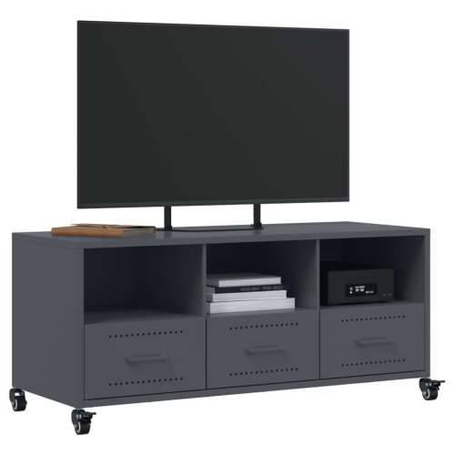 TV ormarić antracit 100,5 x 39 x 43,5 cm čelik - Antracit 1 Cijena
