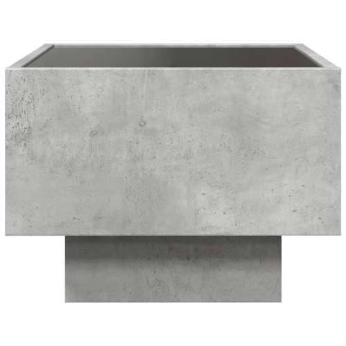 Bočni stolić LED siva boja betona 40x40x30 cm konstruirano drvo - Beton siva 40 x 40 x 30 cm 1 Cijena