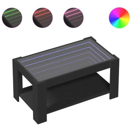 Stolić za kavu LED crni 93x53x45 cm od konstruiranog drva - Crna 1 93 cm Cijena