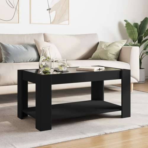 Stolić za kavu LED crni 93x53x45 cm od konstruiranog drva - Crna 1 93 cm Cijena
