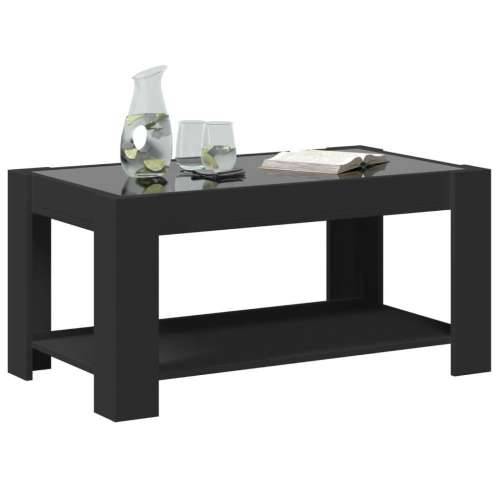 Stolić za kavu LED crni 93x53x45 cm od konstruiranog drva - Crna 1 93 cm Cijena