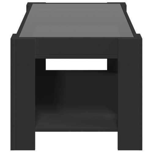 Stolić za kavu LED crni 93x53x45 cm od konstruiranog drva - Crna 1 93 cm Cijena