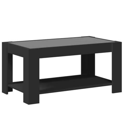 Stolić za kavu LED crni 93x53x45 cm od konstruiranog drva - Crna 1 93 cm Cijena