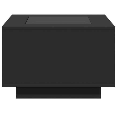 Stolić za kavu s LED crni 60 x 60 x 40 cm konstruirano drvo - Crna 60 x 60 x 40 cm 1 Cijena
