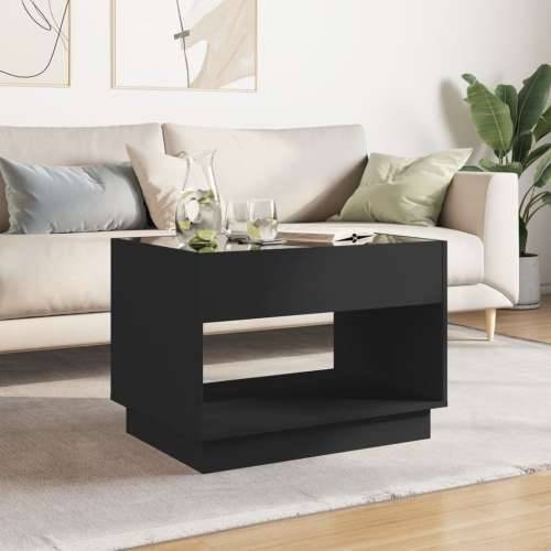 Stolić za kavu s beskonačnim LED svjetlima crni 70x50x50 cm - Crna 1 70 cm Cijena