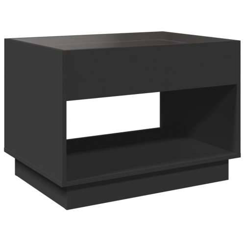 Stolić za kavu s beskonačnim LED svjetlima crni 70x50x50 cm - Crna 1 70 cm Cijena