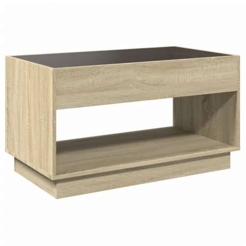Stolić s beskonačnim LED svjetlima boja hrasta 90x50x50 cm - sonoma hrast 1 90 cm Cijena