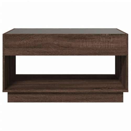 Stolić s beskonačnim LED svjetlima boja hrasta 90x50x50 cm - Smeđi hrast 1 90 cm Cijena