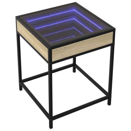 Stolić s beskonačnim LED svjetlima boja hrasta 40 x 40 x 51 cm - sonoma hrast 40 x 40 x 51 cm 1 Cijena