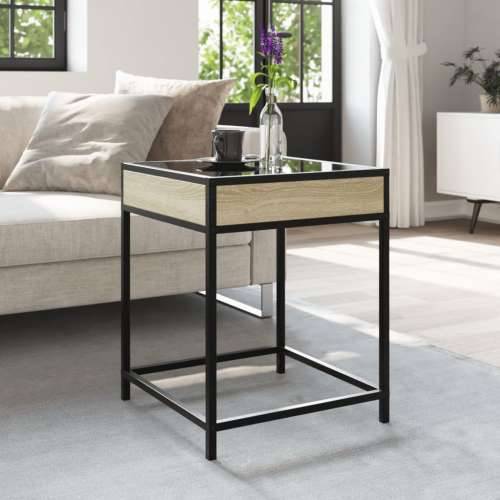 Stolić s beskonačnim LED svjetlima boja hrasta 40 x 40 x 51 cm - sonoma hrast 40 x 40 x 51 cm 1 Cijena