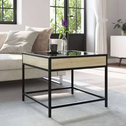 Stolić s beskonačnim LED svjetlima boja hrasta 50x50x41 cm - sonoma hrast 50 x 50 x 41 cm 1 Cijena