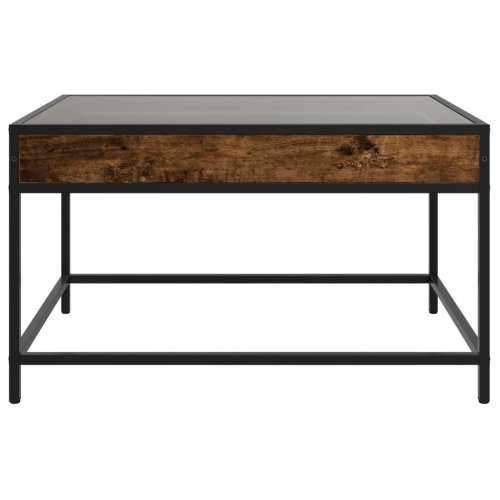 Stolić s beskonačnim LED svjetlima boja hrasta 70x50x41 cm - Dimljeni hrast 70 x 50 x 41 cm 1 Cijena