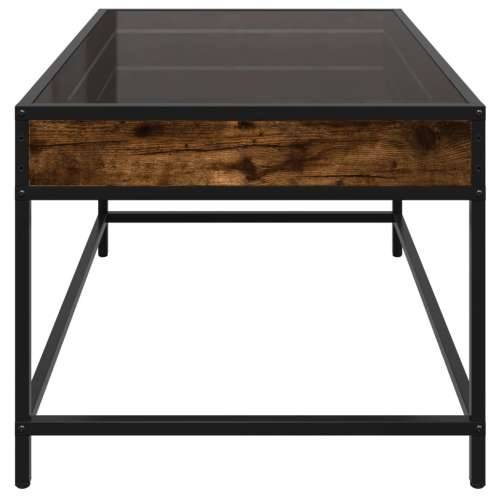 Stolić s beskonačnim LED svjetlima boja hrasta 70x50x41 cm - Dimljeni hrast 70 x 50 x 41 cm 1 Cijena