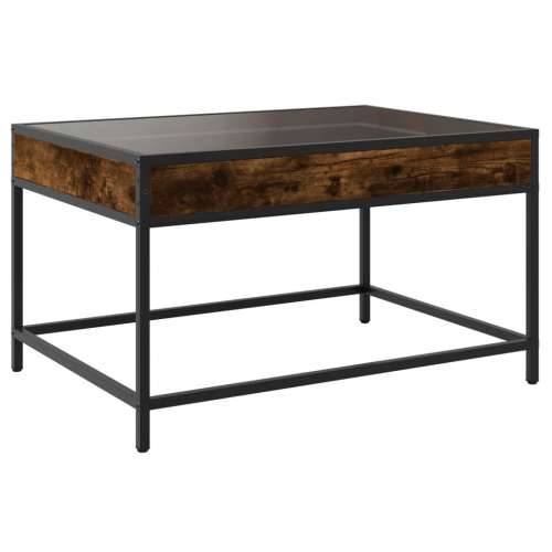 Stolić s beskonačnim LED svjetlima boja hrasta 70x50x41 cm - Dimljeni hrast 70 x 50 x 41 cm 1 Cijena