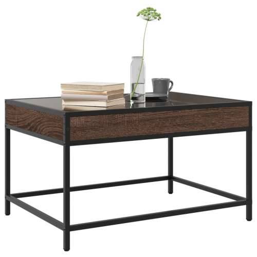 Stolić s beskonačnim LED svjetlima boja hrasta 70x50x41 cm - Smeđi hrast 70 x 50 x 41 cm 1 Cijena