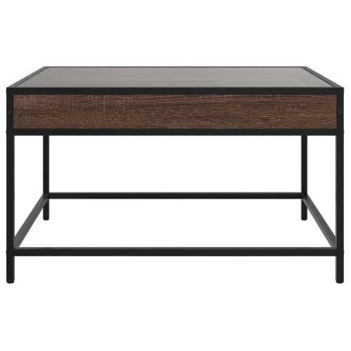 Stolić s beskonačnim LED svjetlima boja hrasta 70x50x41 cm - Smeđi hrast 70 x 50 x 41 cm 1 Cijena