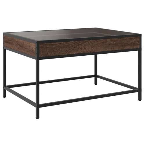 Stolić s beskonačnim LED svjetlima boja hrasta 70x50x41 cm - Smeđi hrast 70 x 50 x 41 cm 1 Cijena