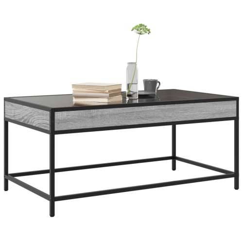 Stolić s beskonačnim LED svjetlima boja hrasta 90x50x41 cm - Sivi hrast sonoma 90 x 50 x 41 cm 1 Cijena