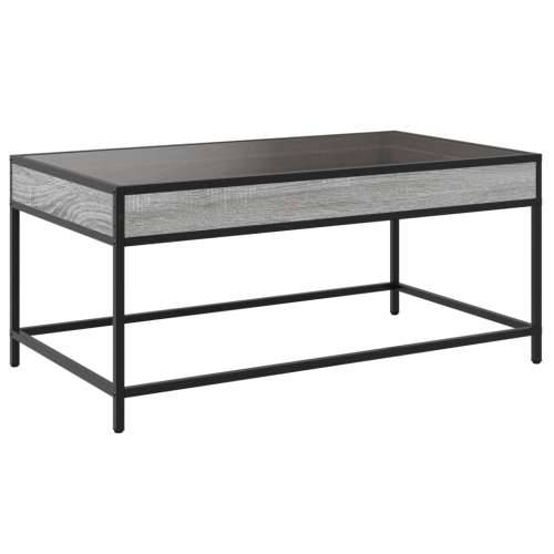 Stolić s beskonačnim LED svjetlima boja hrasta 90x50x41 cm - Sivi hrast sonoma 90 x 50 x 41 cm 1 Cijena