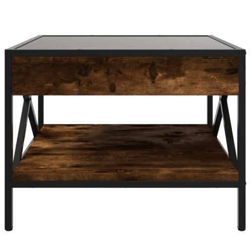 Stolić s beskonačnim LED svjetlima boja hrasta 50x50x38 cm - Dimljeni hrast 50 x 50 x 38 cm 1 Cijena