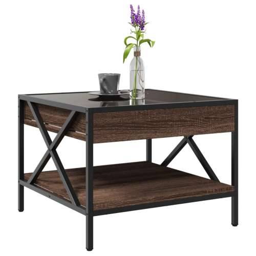 Stolić s beskonačnim LED svjetlima boja hrasta 50x50x38 cm - Smeđi hrast 50 x 50 x 38 cm 1 Cijena