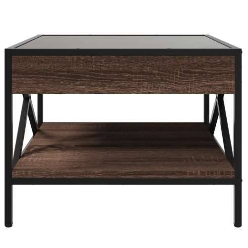 Stolić s beskonačnim LED svjetlima boja hrasta 50x50x38 cm - Smeđi hrast 50 x 50 x 38 cm 1 Cijena