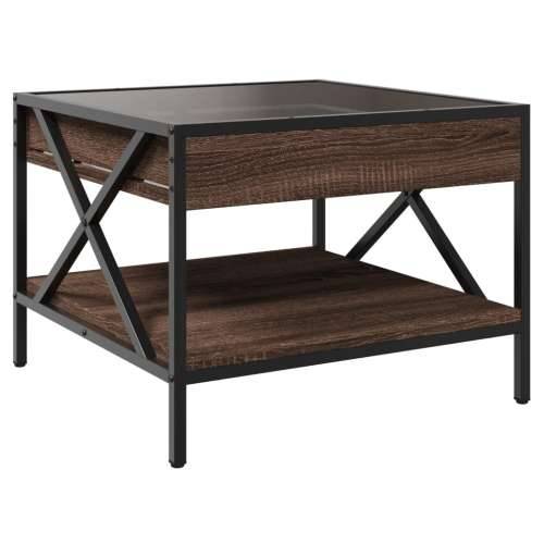 Stolić s beskonačnim LED svjetlima boja hrasta 50x50x38 cm - Smeđi hrast 50 x 50 x 38 cm 1 Cijena
