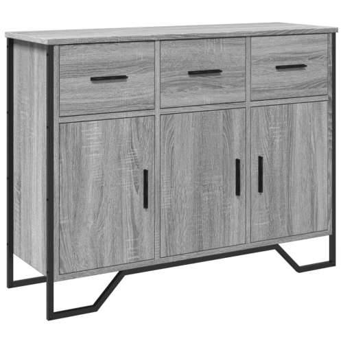 Komoda siva boja hrasta 97x32,5x74,5 cm od konstruiranog drva - Sivi hrast sonoma 1 Cijena