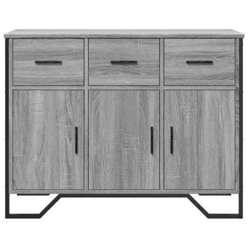 Komoda siva boja hrasta 97x32,5x74,5 cm od konstruiranog drva - Sivi hrast sonoma 1 Cijena