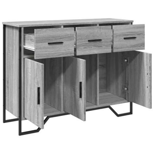 Komoda siva boja hrasta 97x32,5x74,5 cm od konstruiranog drva - Sivi hrast sonoma 1 Cijena