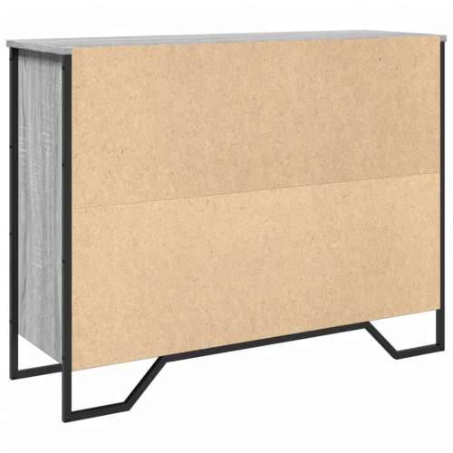 Komoda siva boja hrasta 97x32,5x74,5 cm od konstruiranog drva - Sivi hrast sonoma 1 Cijena